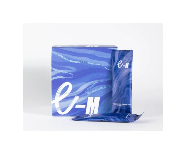 E-M Polvo para Reconstruir | Espirulina, Licopeno, Minerales, Aminoácidos y Vitaminas | Sabor Limón | Suplemento Alimenticio