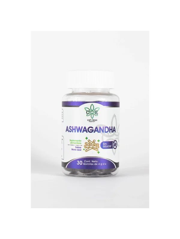 Ashwagandha de CE Cataleya Emporium | Suplemento Alimenticio Adaptógeno para Estrés y Bienestar | 30 Gomitas 4g