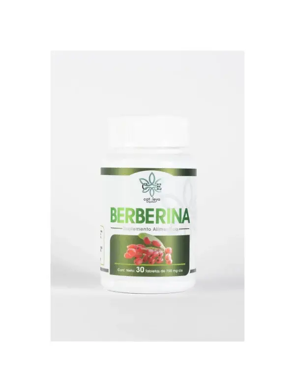Berberina de CE Cataleya Emporium | Suplemento Alimenticio para Apoyo Metabólico | 30 Tabletas 750 mg