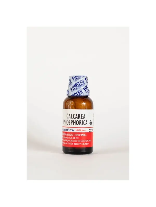 Calcarea Phosphorica 6X de Haslers | Auxiliar en el Desarrollo Óseo y el Bienestar del Sistema Óseo | Medicamento Homeopático