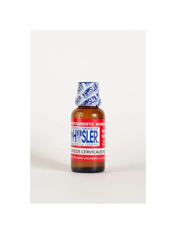 Discos Cervicales 4CH de Haslers | Auxiliar en el Tratamiento de Molestias de la Columna Cervical | Medicamento Homeopático Organoterápico