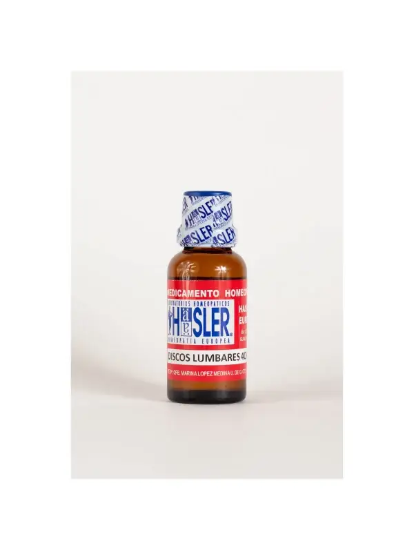 Discos Lumbares 4CH de Haslers | Auxiliar en el Tratamiento de Molestias de la Columna Lumbar | Medicamento Homeopático Organoterápico