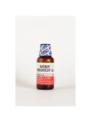 Natrum Muriaticum 6X de Haslers | Auxiliar en el Equilibrio del Metabolismo de Líquidos y el Sistema Nervioso | Medicamento Homeopático