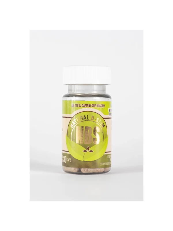 Natural B-Slim de NBS | Ingredientes 100% Naturales, Chía, Cocolmeca, Linaza y Zopilopacle | 30 Capsulas