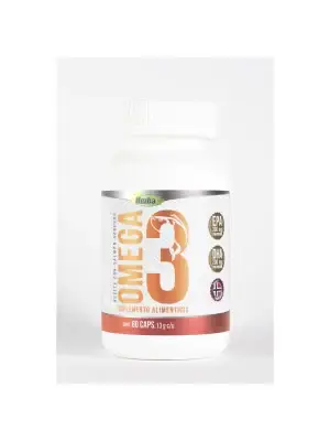 Omega 3 Aceite de Salmón Noruego de Herba+ | Suplemento Alimenticio con Ácidos Grasos Esenciales | 60 Cápsulas 1.3 g