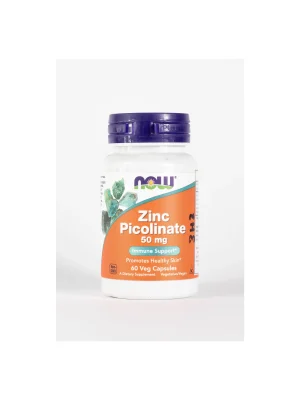 Picolinato de zinc 50 mg de Now | Favorece la piel saludable | 120 capsulas vegetales