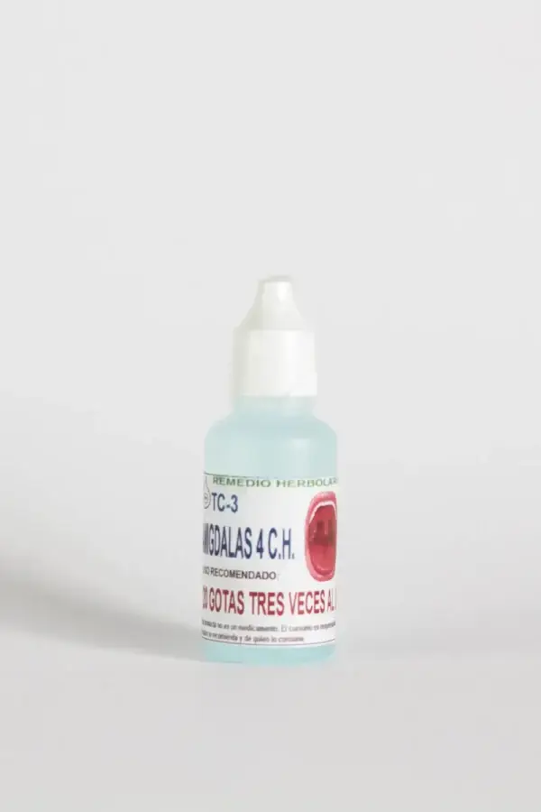 Amígdalas 4 CH de La Fé | Solución natural para el cuidado de la garganta | 60 ml