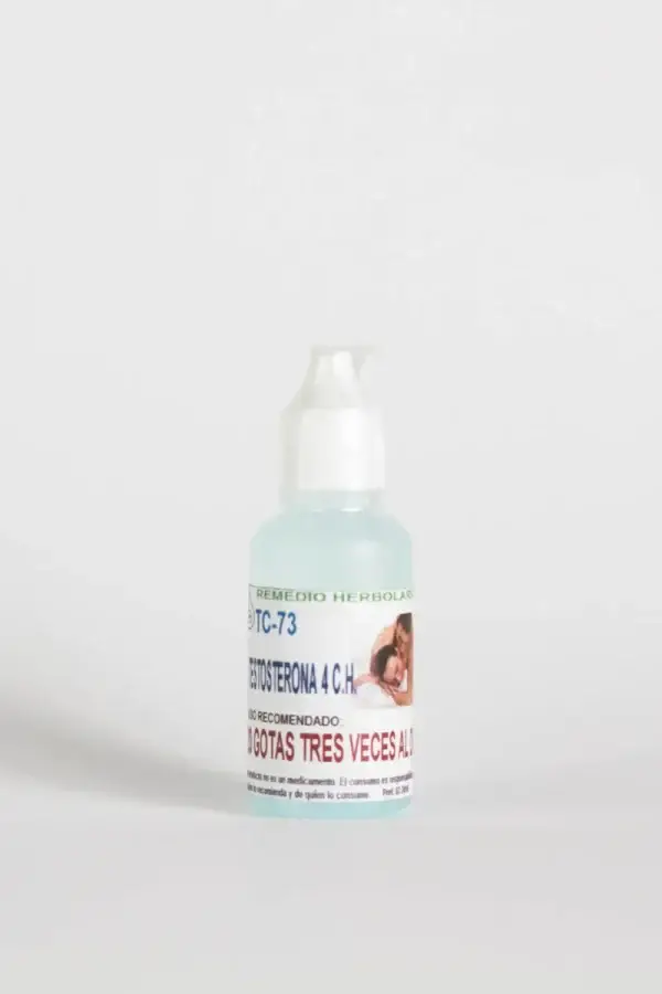 Testosterona 4 CH de La Fé | Solución natural para el equilibrio hormonal masculino | 60 ml