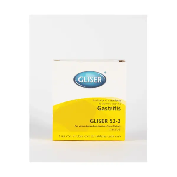 Gastritis de GLISER | 3 Tubos 50 Tabletas