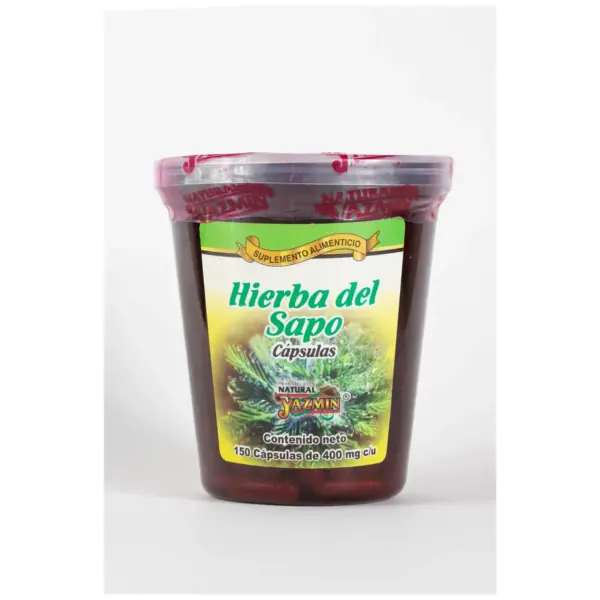 Hierba del Sapo de Natural Yazmín | 150 Cápsulas 400mg