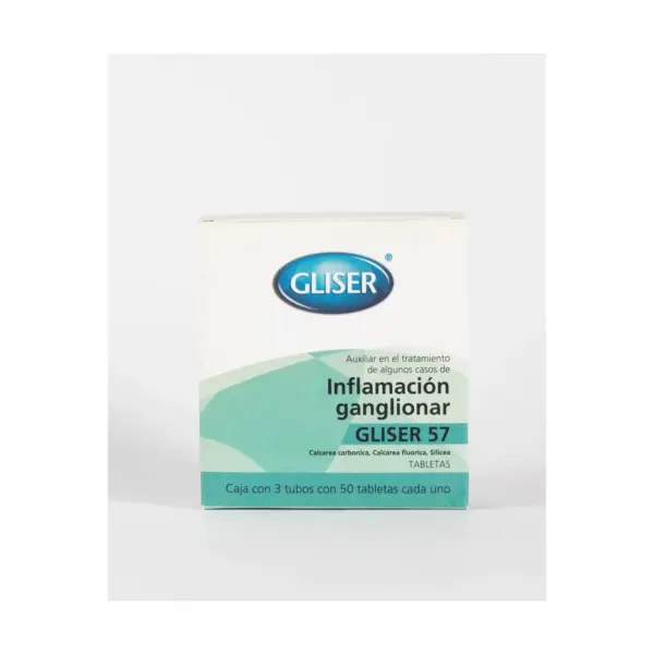 Inflamación Ganglionar de GLISER | 3 Tubos 50 Tabletas