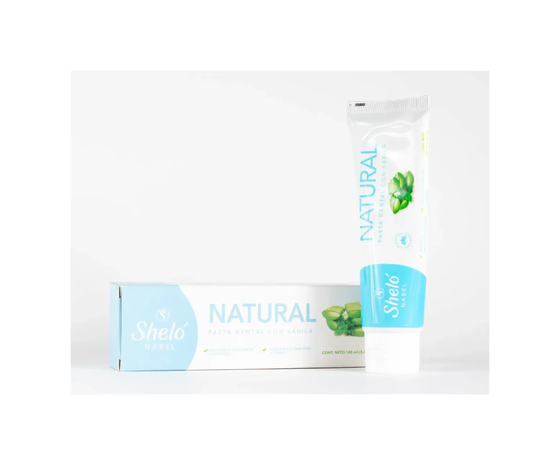 Pasta Dental Natural con Sabila de Sheló NABEL | 100 ml