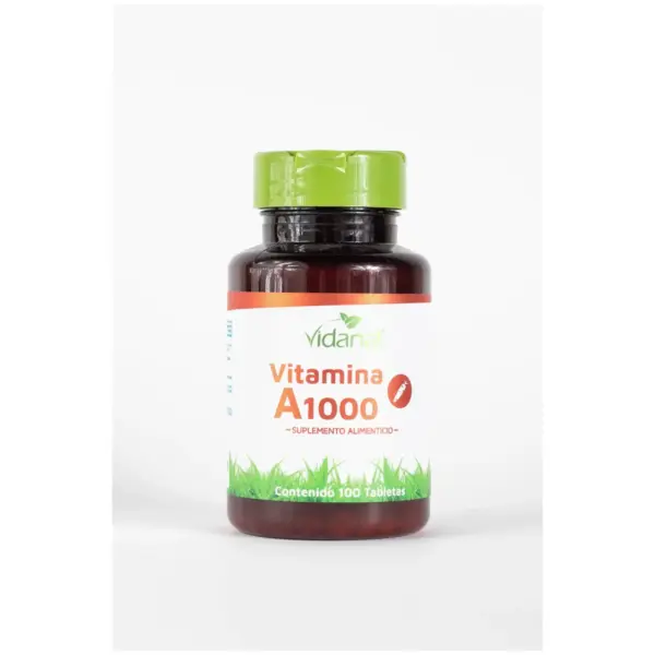 Vitamina A 1000 de Vidanat | 100 Tabletas 200 mg