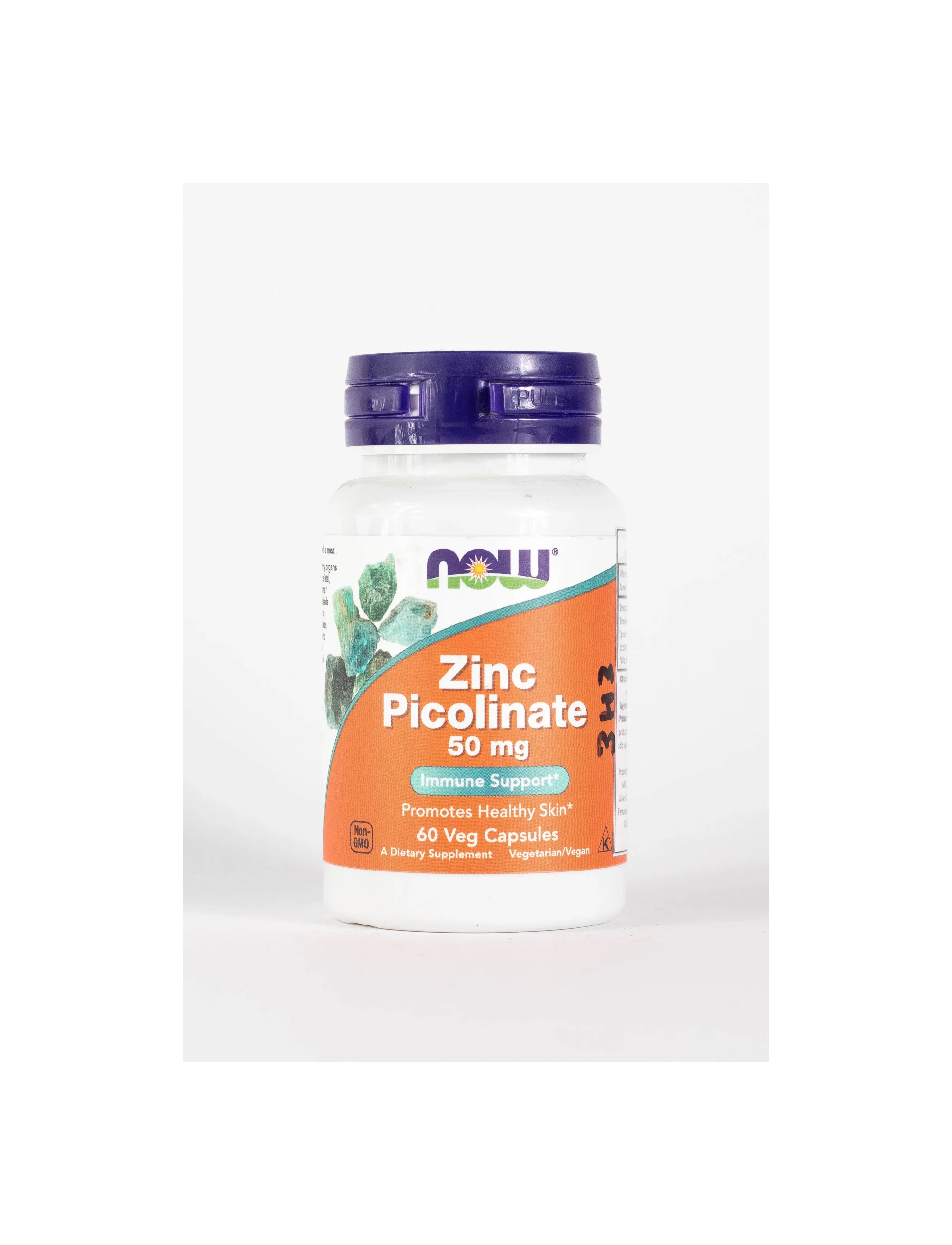 Picolinato de zinc 50 mg de Now | 120 capsulas vegetales