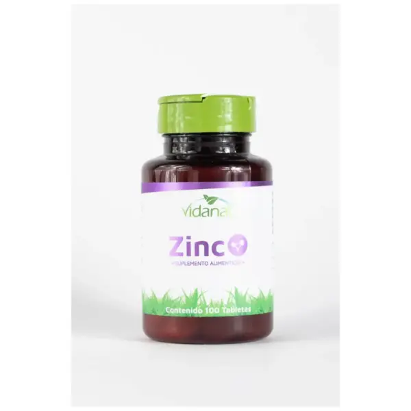 Zinc de Vidanat | Suplemento Alimenticio | 100 Tab. 570mg